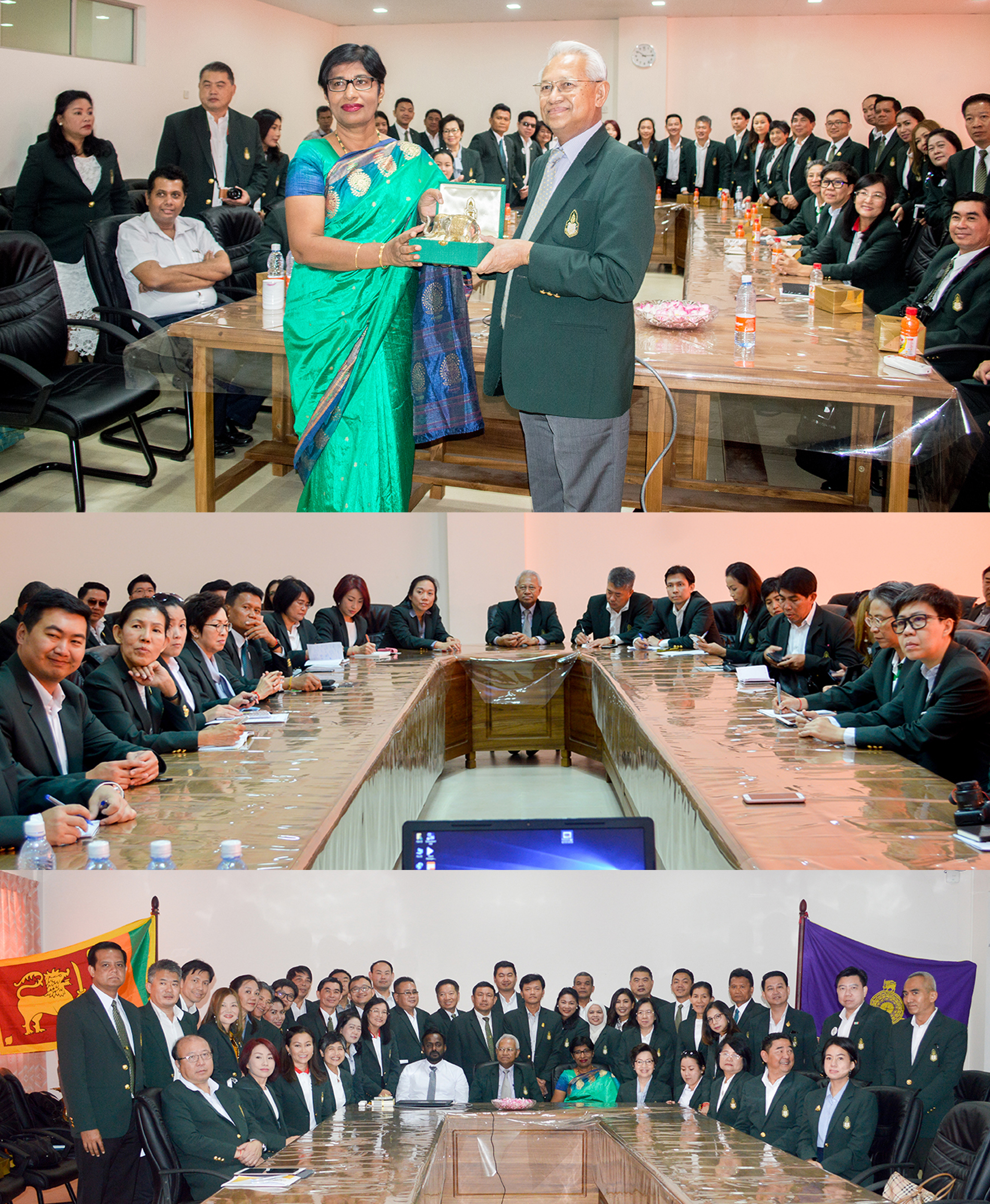 The students of King Prajadhipok’s Institute on Development on Democracy and Governance visited the FGS