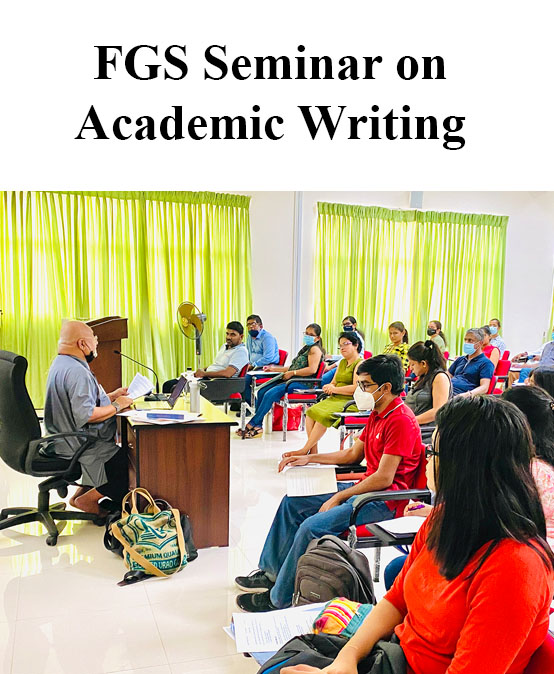 A Seminar on Academic Writing