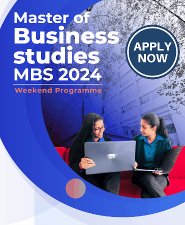 Master of Business Studies – MBS 2024