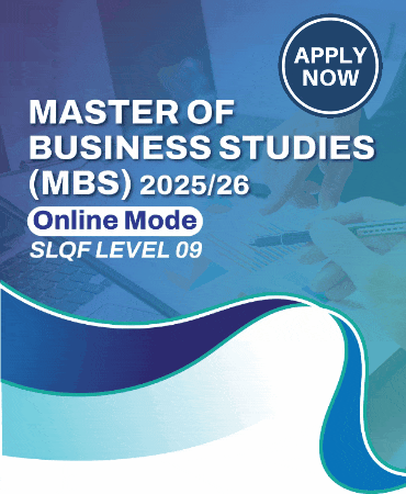 Master of Business Studies (MBS) 2025/26 – Online Mode