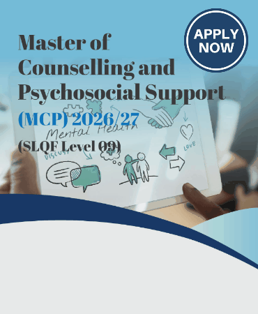Master of Counselling and Psychosocial Support (MCP) 2026/27 – One Year