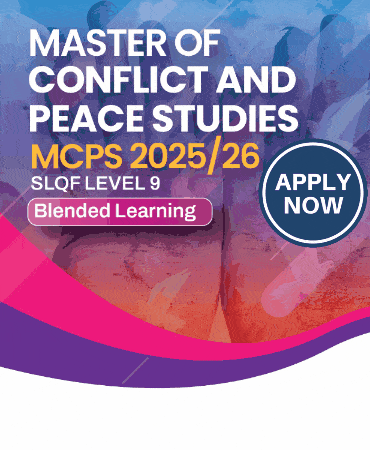 Master of Conflict and Peace Studies – MCPS 2025/26 – Blended Learning
