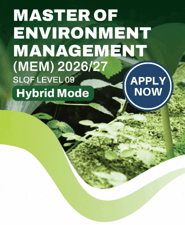 Master of Environment Management – MEM 2026/2027 (Hybrid Mode)