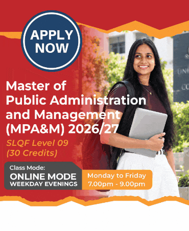 Master of Public Administration and Management – MPA&M 2026/27 (Online Mode) – Weekday Evenings