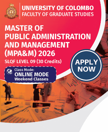 Master of Public Administration and Management – MPA&M – 2026 (Online Mode) -Weekend Programme