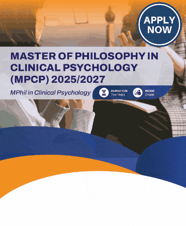 Master of Philosophy in Clinical Psychology (MPCP) 2025/2027