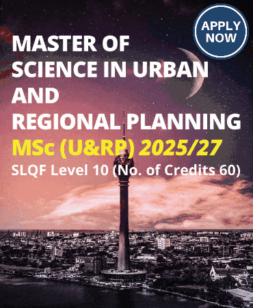 Protected: Master of Science in Urban and Regional Planning – MSc (U&RP) 2025/27