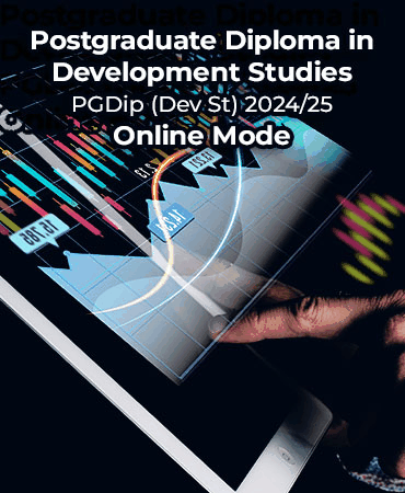 Postgraduate Diploma in Development Studies – PGDip (Dev St) 2024/25 – Online Mode