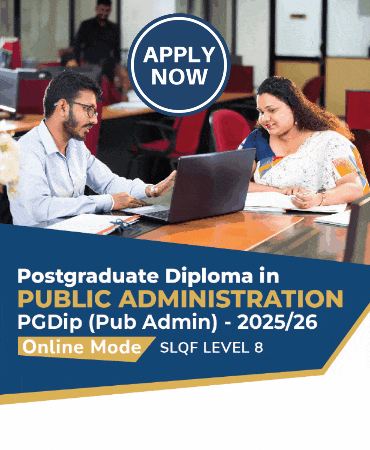 Postgraduate Diploma in Public Administration – PGDip (Pub Admin) 2025/26 (Online Mode)