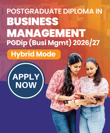 Postgraduate Diploma in Business Management – PGDip (Busi Mgmt) 2026/27 – Hybrid Mode