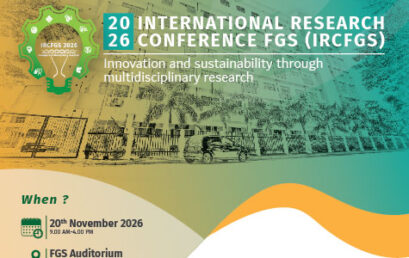 International Research Conference – IRCFGS2026