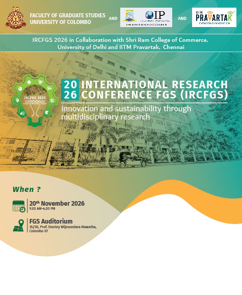 International Research Conference – IRCFGS2026